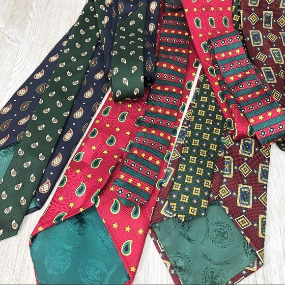 Tommy Hilfiger Italian Silk Tie Bundle of 3 - Picture 9 of 13